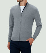 Lael" mottled grey cardigan