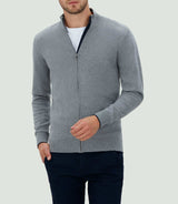 Lael" mottled grey cardigan