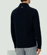 Lehny" navy knit jacket