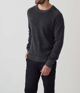 Siricio" round neck sweater anthracite