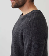 Pull col rond anthracite "Siricio" - IZAC