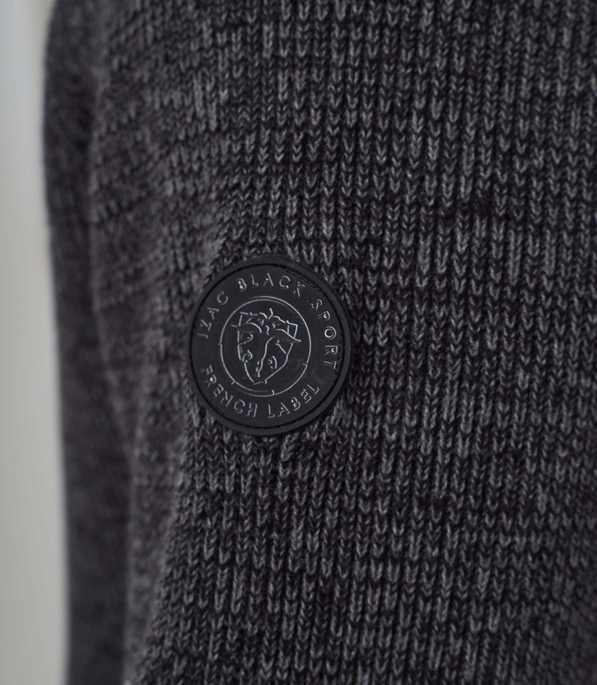 Siricio" round neck sweater anthracite