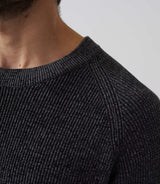 Pull col rond anthracite "Siricio" - IZAC