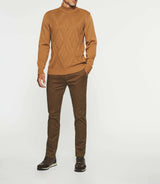 Pull col montant camel BELLINO