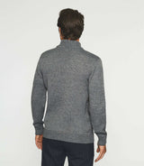 Pull col montant gris BELLINO - IZAC