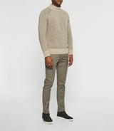 Rollkragenpullover aus Wolle in beige BELMO