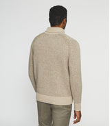 Beige wool turtleneck sweater BELMO