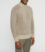 Rollkragenpullover aus Wolle in beige BELMO