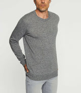 BERTOLDO grey wool-cashmere round neck sweater