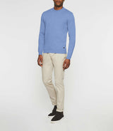 Pull col rond bleu ciel BRICE