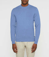 Sky blue round neck sweater BRICE