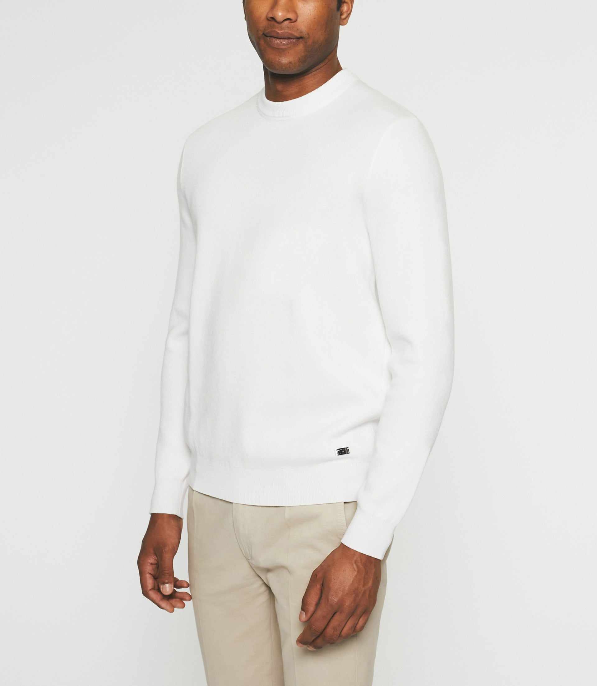 Ecru round neck sweater BRICE