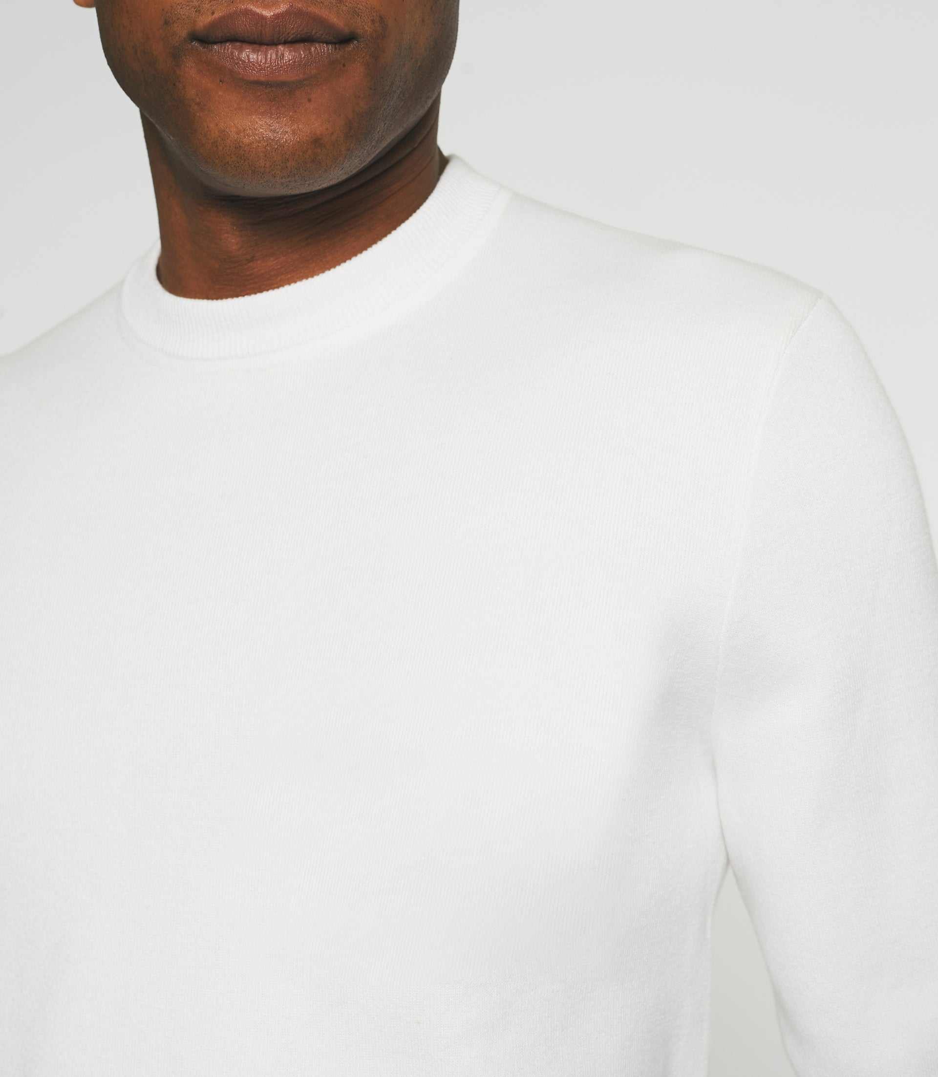 Ecru round neck sweater BRICE