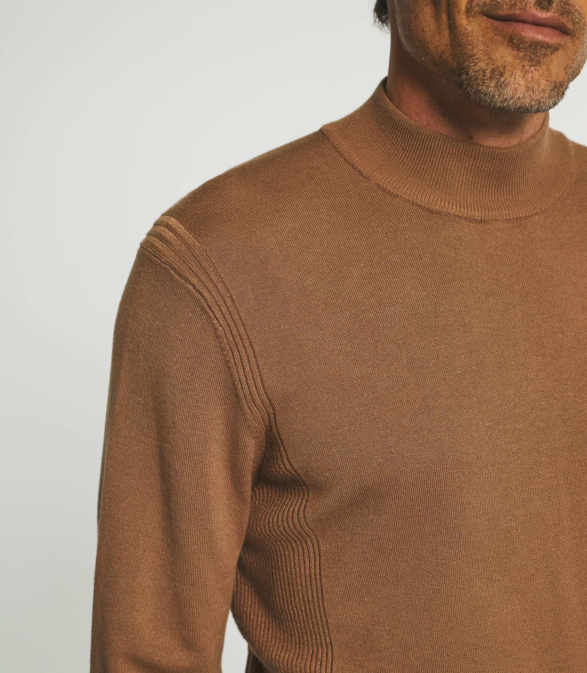 Pullover mit Stehkragen camel BYRON