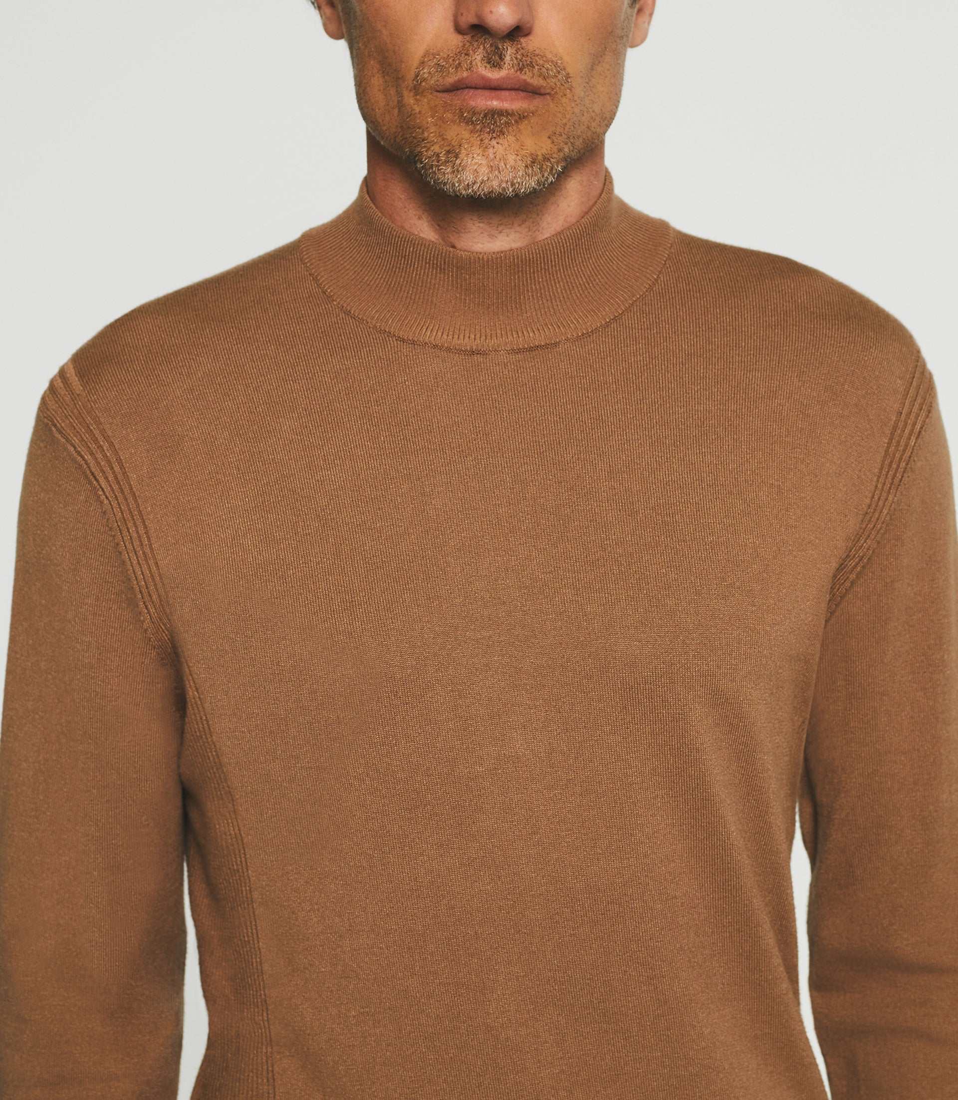 Pullover mit Stehkragen camel BYRON