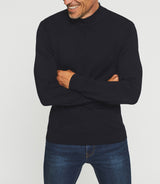 Navy high neck sweater BYRON