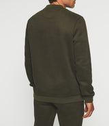 Sweatshirt with embroidered logo khaki SWBALI