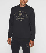 Sweatshirt mit gesticktem Logo in Marine SWBALI