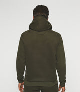 Plain khaki hoodie SWBAYA