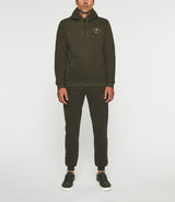 Plain khaki hoodie SWBAYA