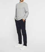 Round neck sweatshirt plain grey SWBENJI