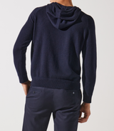 Pull à capuche marine