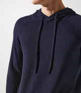 Pull à capuche marine