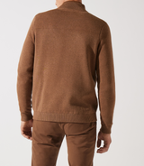 Weste zipe teddy kragen CAMEL