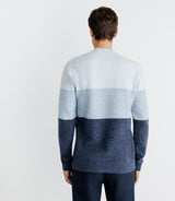 Pullover mit Rundhalsausschnitt gestreift blau BOBLOC