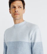 Pullover mit Rundhalsausschnitt gestreift blau BOBLOC