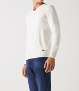 ECRU Striped V -Neck -Pullover