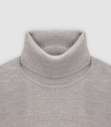 Chinese gray turtleneck sweater