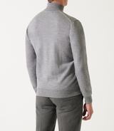 Chinesischer grauer Rollkragenpullover 100% Merino