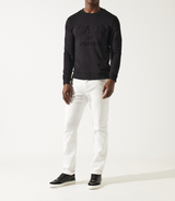 Black fantasy round neck sweatshirt