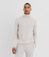 100% Beige Cashmere Therck Pullover