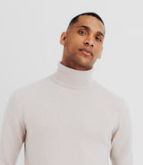 100% Beige Cashmere Therck Pullover