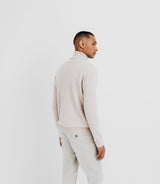 100% beige cashmere turtleneck sweater