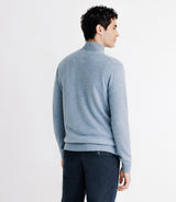 Sweater upright 100% indigo cashmere