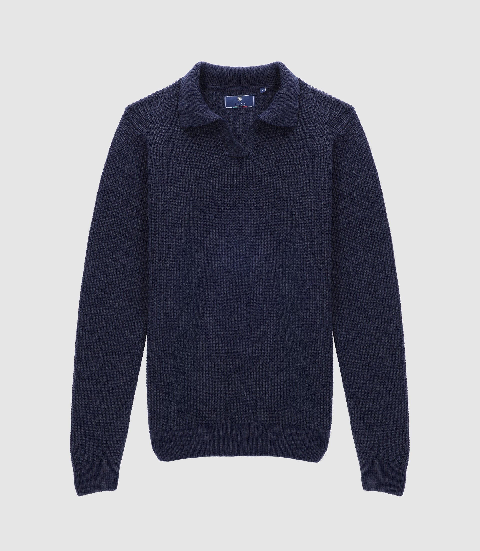 Open navy polo colo