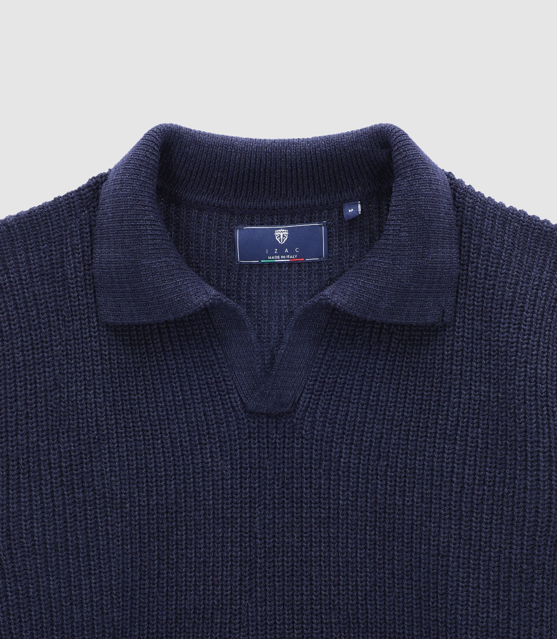 Open navy polo colo