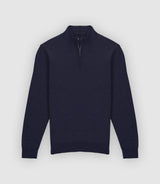 Pull col montant marine