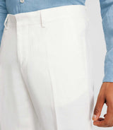 Pantalon en lin blanc BCELESTE - IZAC