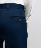 Blue technical fabric city pants