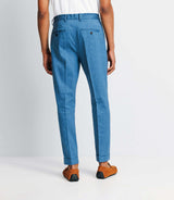 Pantalon ville avec cordon bleu indigo