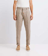 Pantalon ville avec cordon taupe - IZAC