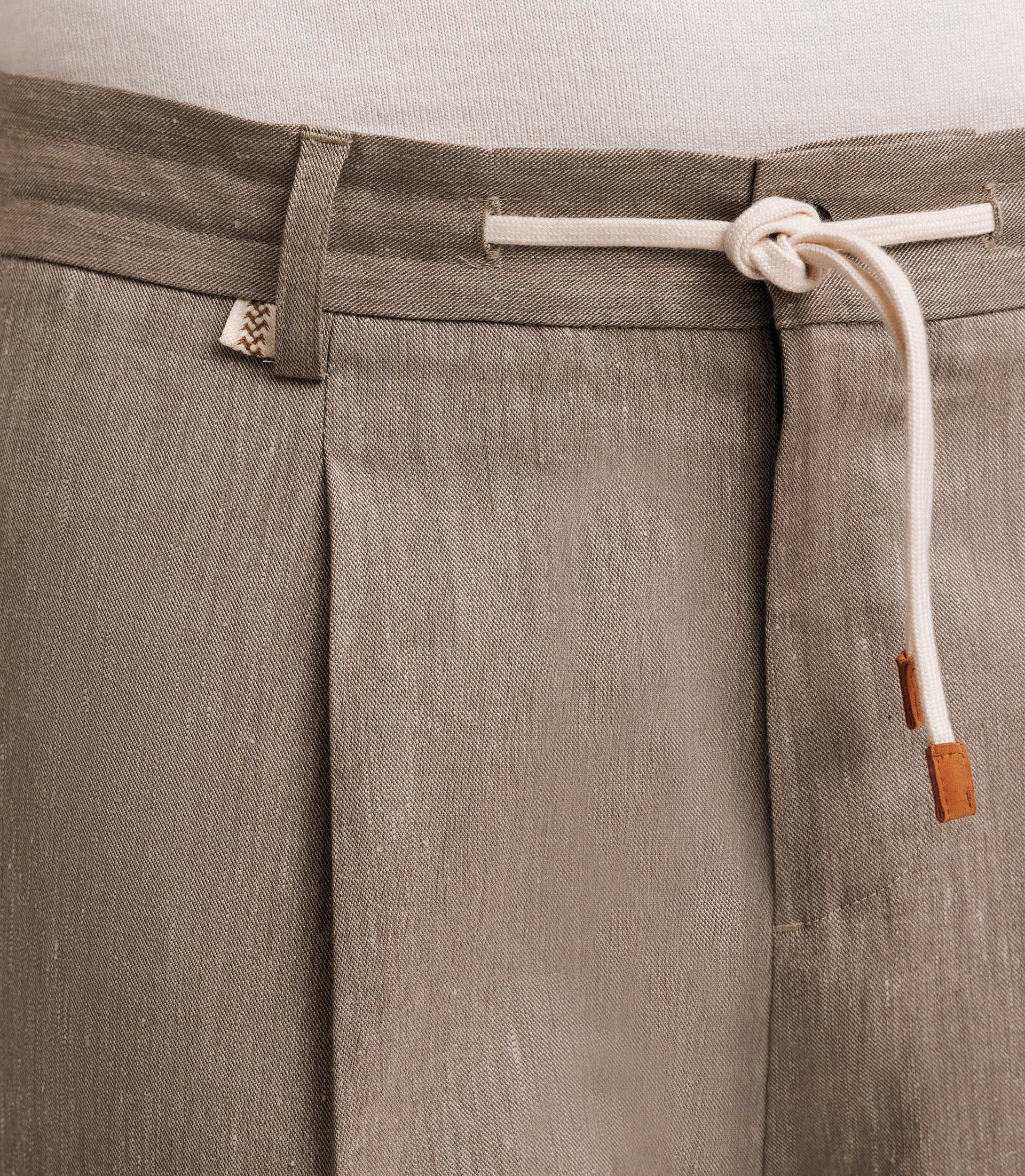 City pants with taupe cord