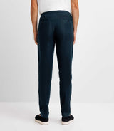 Pantalon ville 100% lin marine