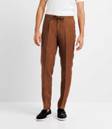 100% Lin Truffle city pants