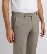 Brown chip pattern city pants