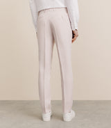 100% pink linen pants